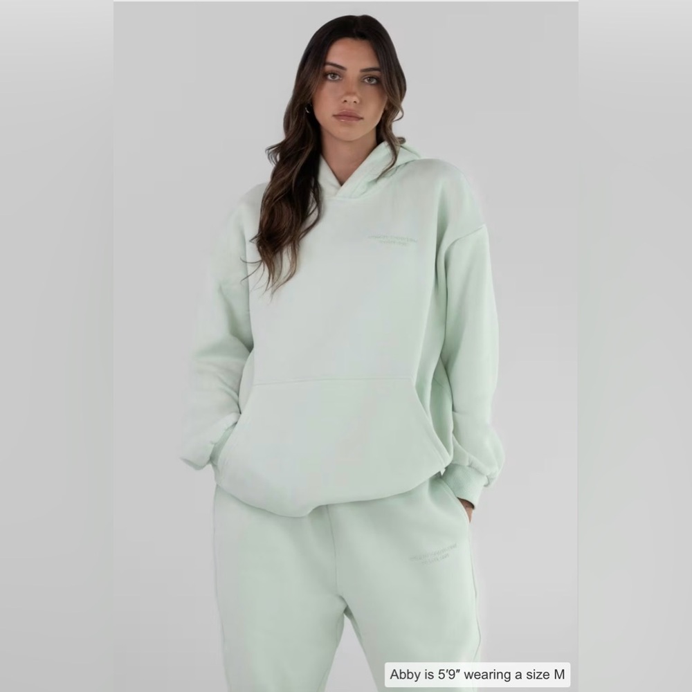 Like New Comfrt Pastel Collect Limited Edition Mint Green Viral Unisex Hoodie S